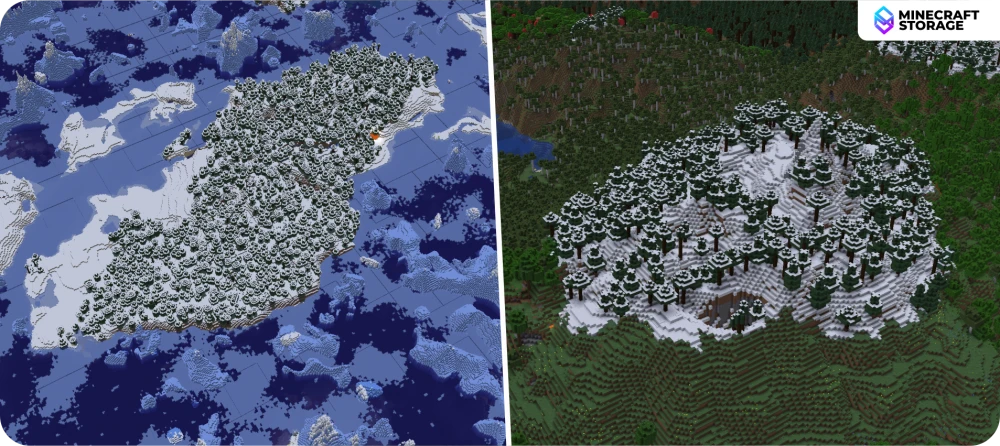 Целые биомы в кадре