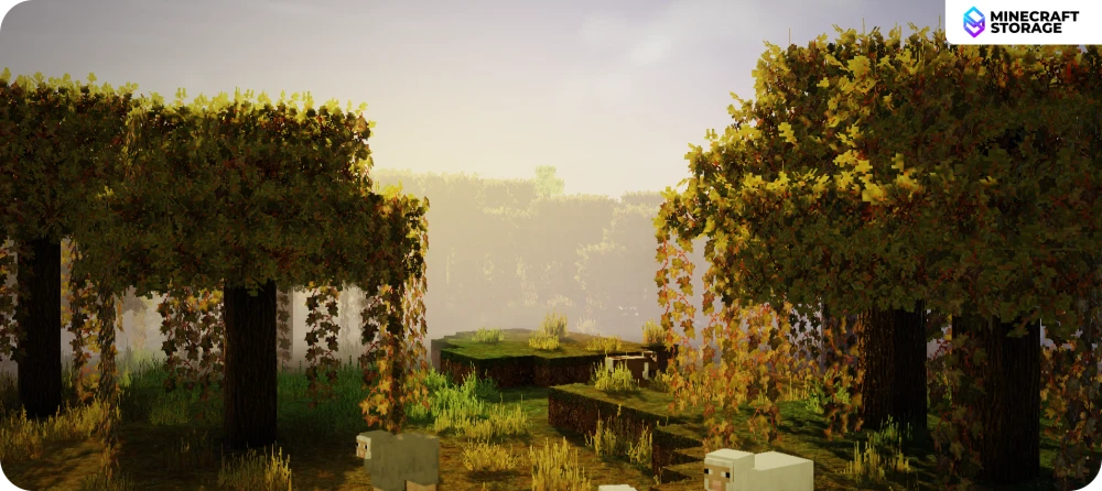 Fog Effects in a Dense Forest