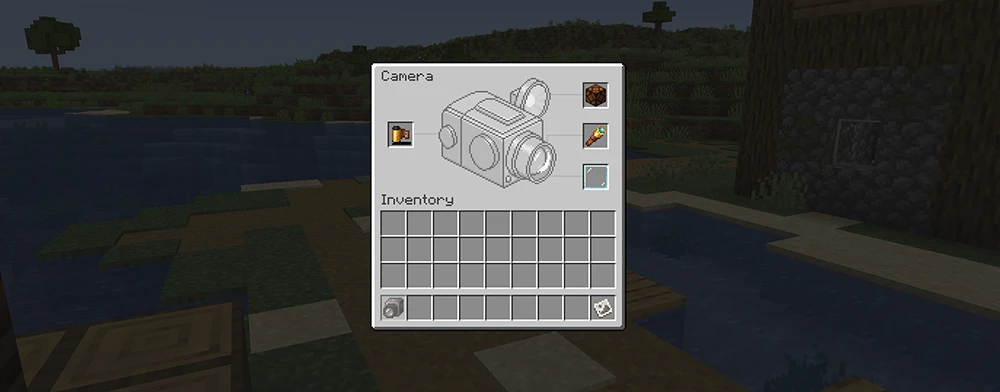 Camera Attachments Screen