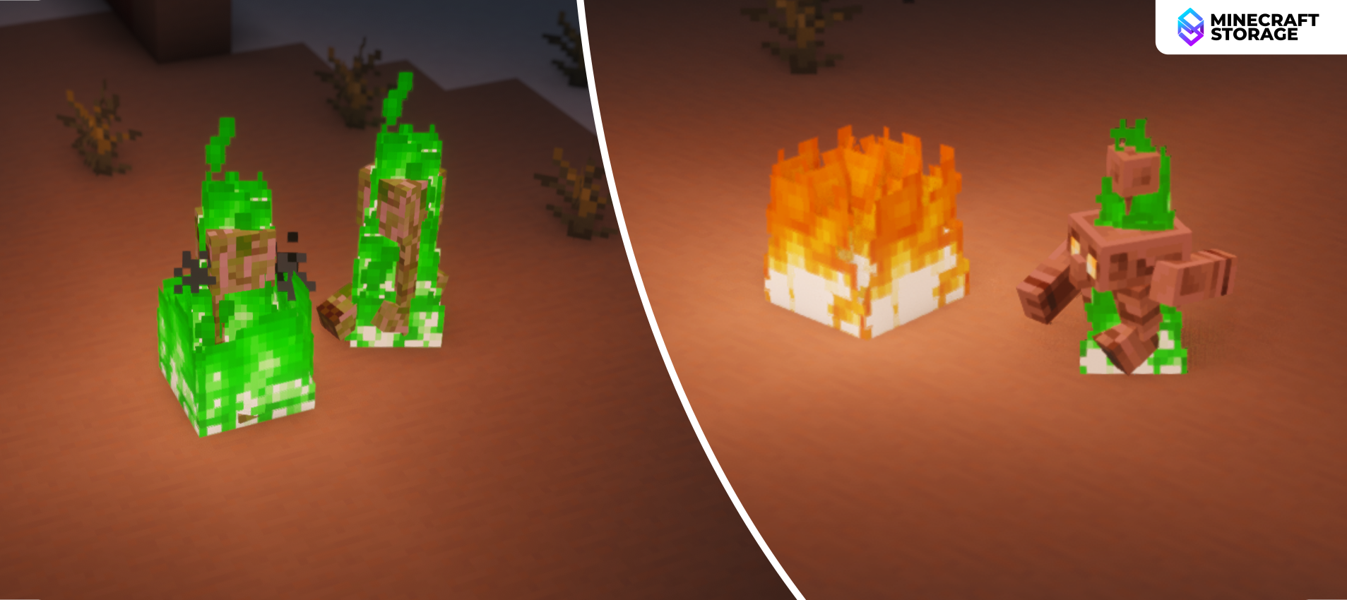 Burning Mobs
